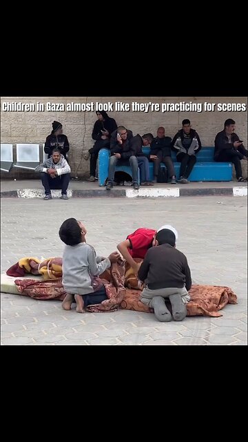 Gazan kids during rehearsals. Please send them more of your money!?!