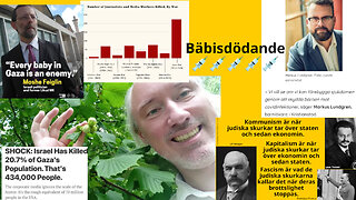 1500kr/h 1971 minimilön. Censur-tricks. Israel hjälper Ukraina. (((Ryssland))) ljög. Bäbis-mRNA 💉