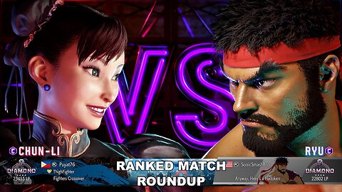 Kuya Kalbo SF6 Ranked Match Roundup. Chun Li 4 star Diamond Rank [Hori Fight Stick]