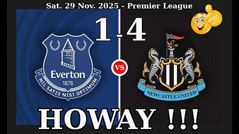 Everton (1) vs. Newcastle United (4)