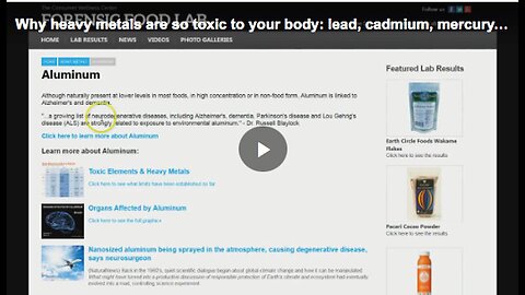 "The High Toxicity of Heavy Metals to the Human Body"