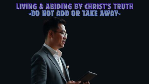 Living and Abiding By God's Word