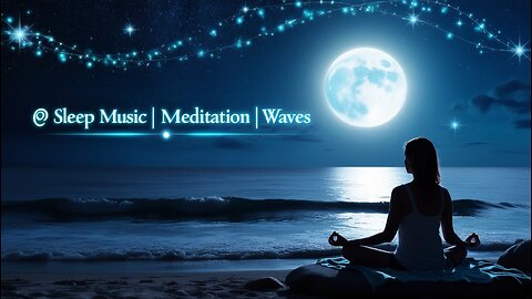 🎧 1 Hour Meditation | Night Sky Calmness | Relaxing Sleep Music 🌙