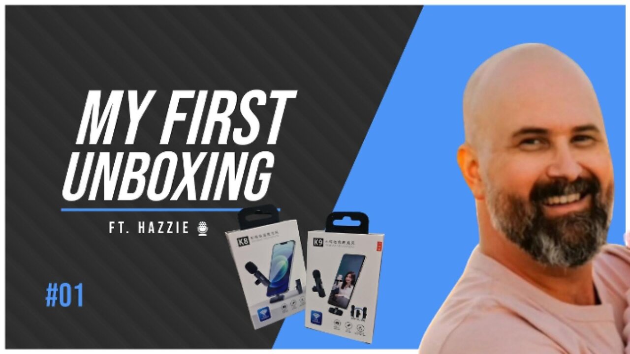 My First Unboxing (K8 & K9 Wireless Vlogging Mic)