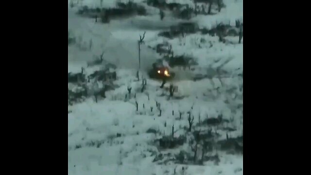 T-90M being hit by M2A2 "Bradley" in Stepove