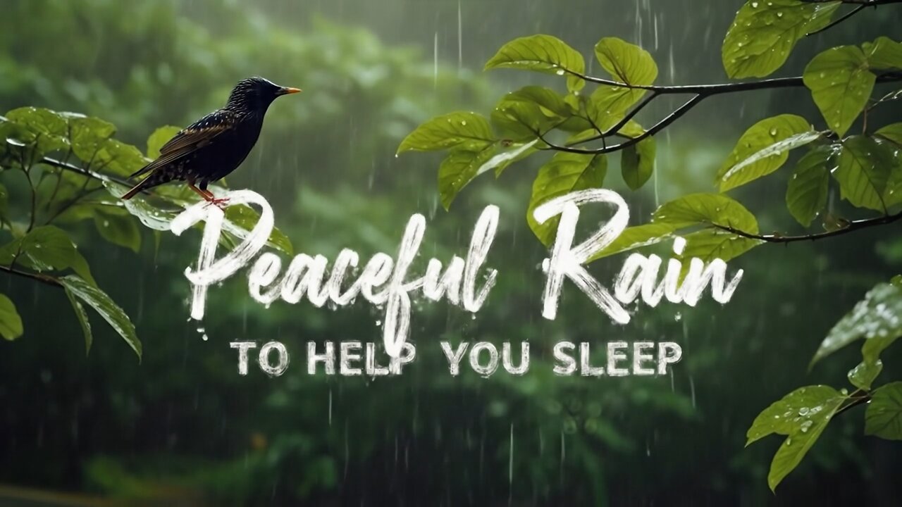 Peaceful Rain to Help You Sleep and Relax🌧️