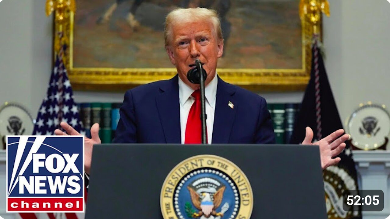 President Trump makes announcement from the Oval Office