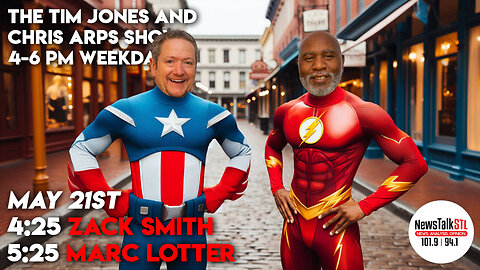 The Tim Jones and Chris Arps Show 05.21.2025 Zack Smith | Marc Lotter