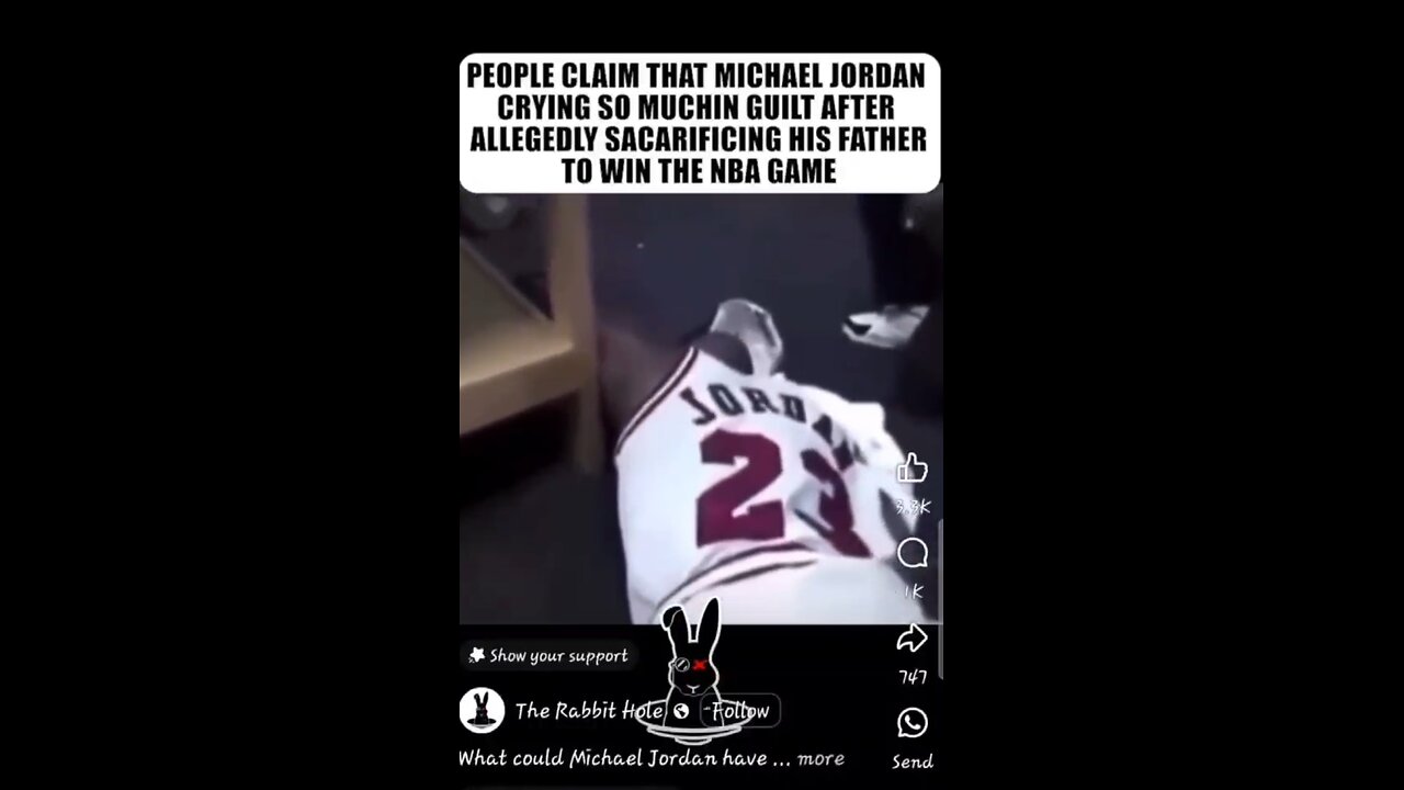 Sources say that Jordan was crying after winning the title because he sacrificed his own father