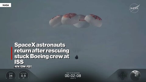 The SpaceX Crew-10 astronauts return after rescuing stuck Boeing crew at ISS