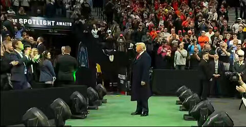 Trump attends NCAA wrestling championships in Philadelphia