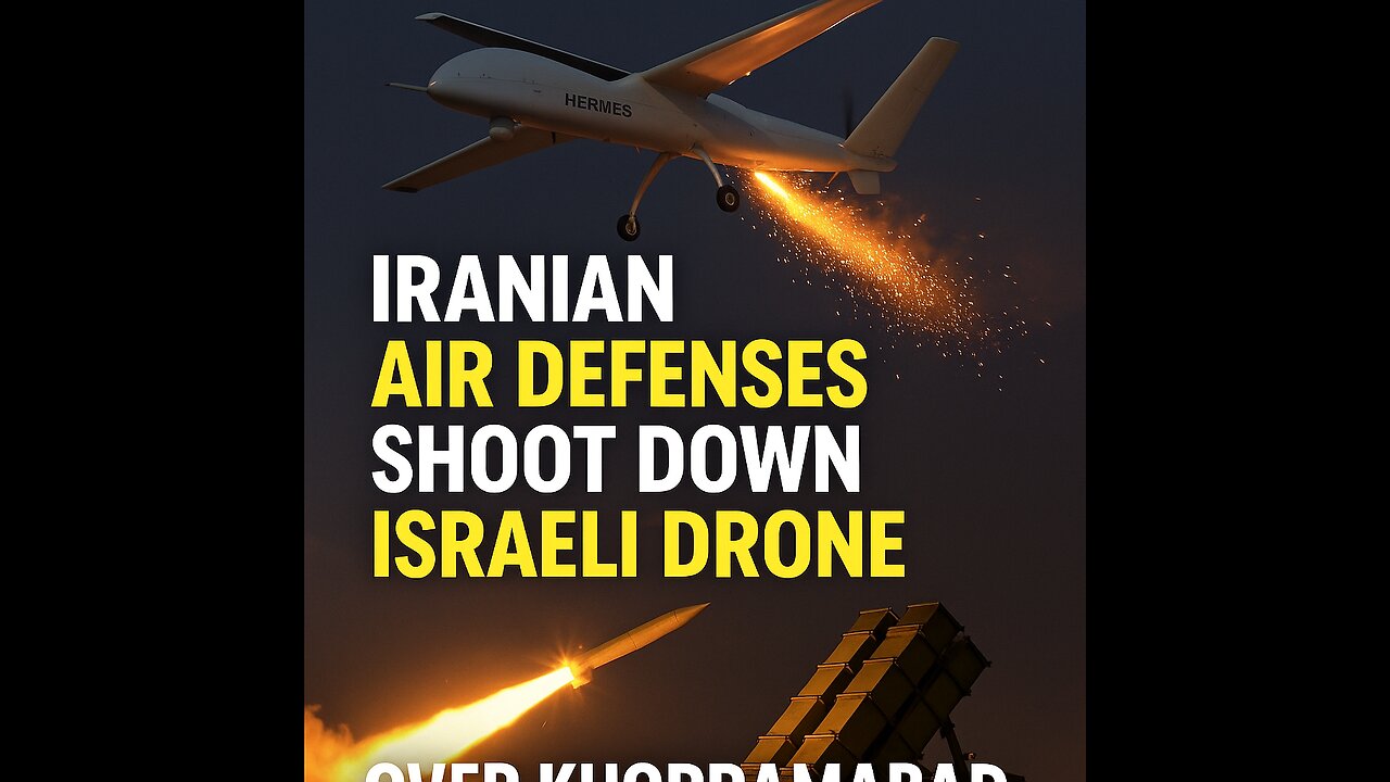 Iran Shoots Down Israeli Hermes Drone Over Khorramabad