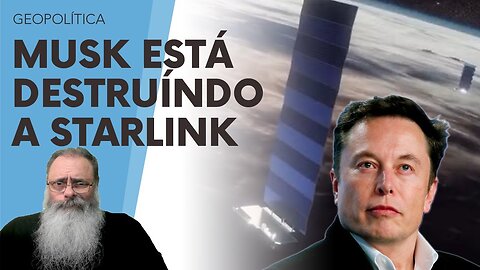 MUSK ameaça CORTAR STARLINK da UCRÂNIA, depois FINGE que NÃO AMEAÇOU em CLARO DESESPERO COMERCIAL