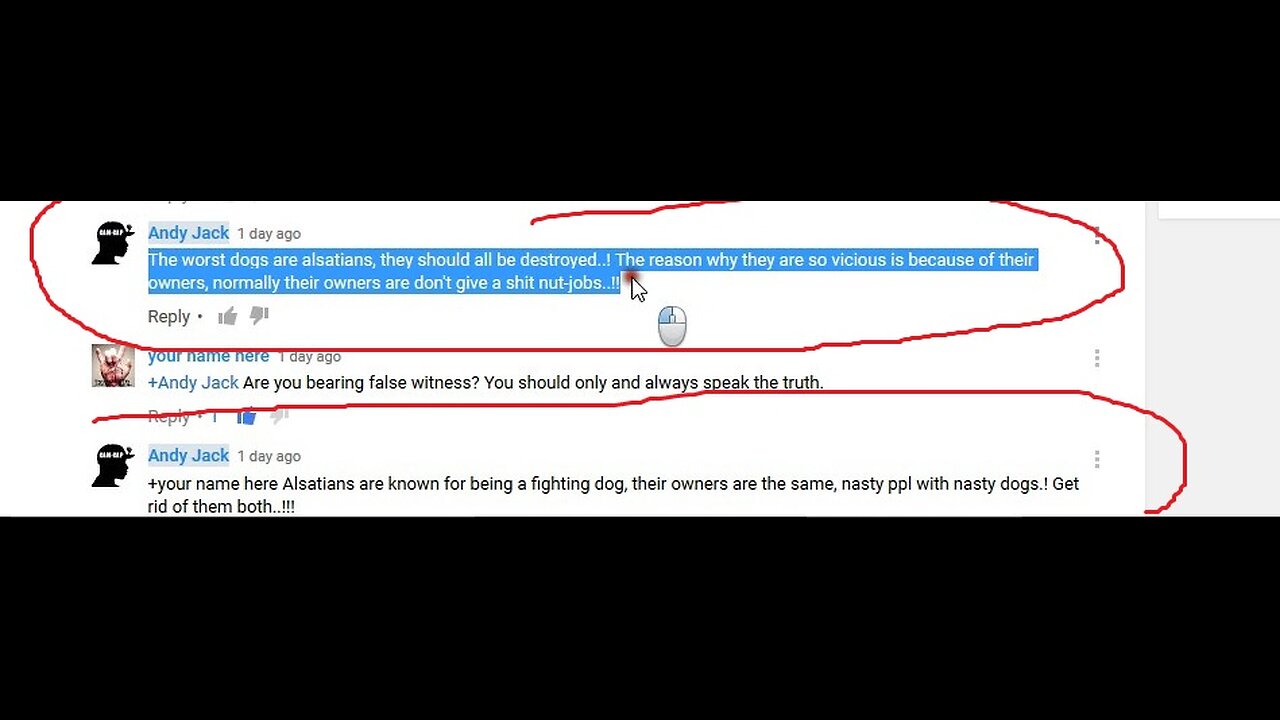 All German Shepherds Must DIE! and, their owners.