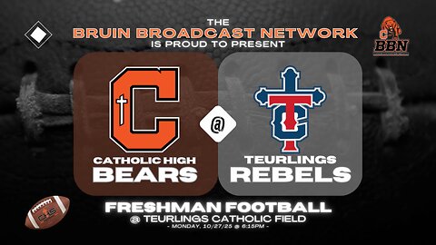 CHS Bears Freshman Football - Game #8 vs. Teurlings Rebels @ Teurlings - 10/27/25 @ 6:15p