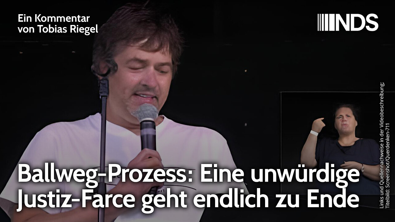 Ballweg-Prozess: Eine unwürdige Justiz-Farce geht endlich zu Ende | Tobias Riegel | NDS-Podcast