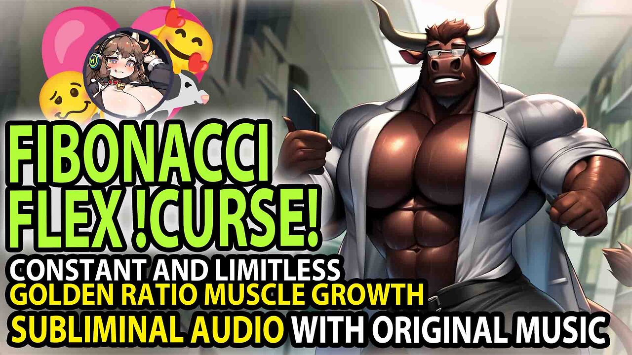 📐💪 FIBONACCI FLEX 💪📐 CURSED Permanent and Limitless Fibonacci Muscle Growth Subliminal Audio 🎶💖🐄