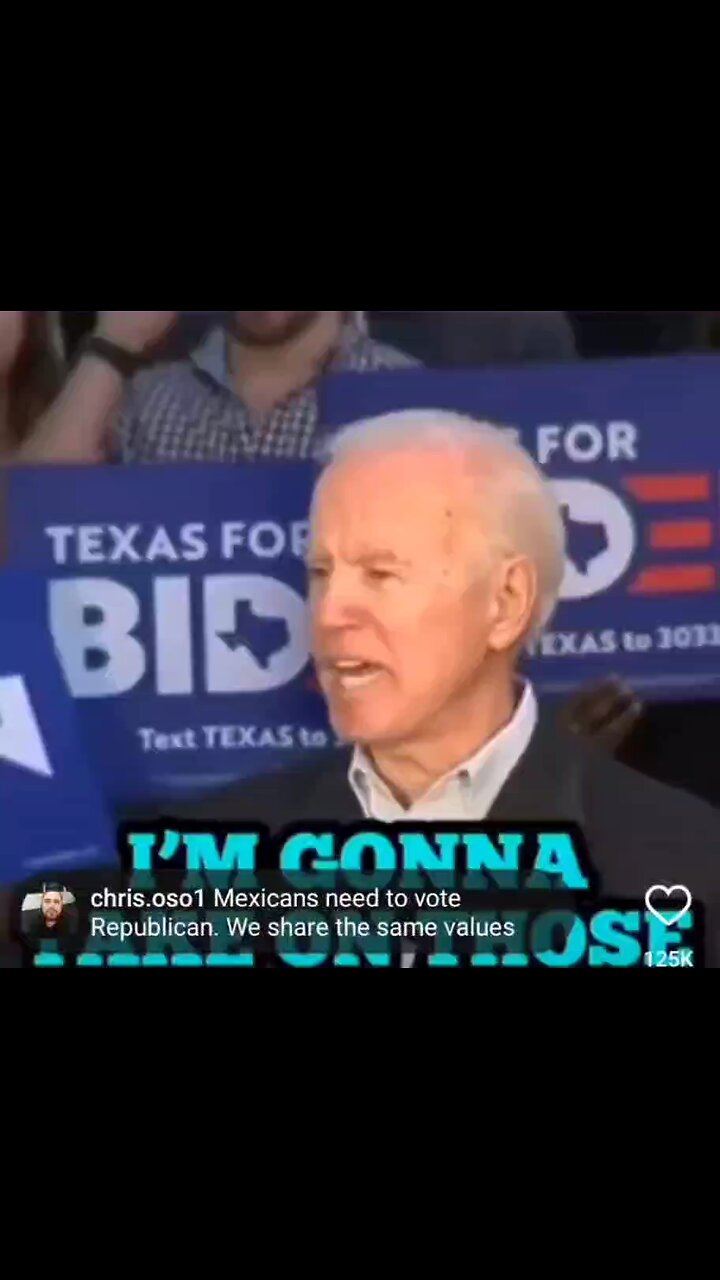 Joe Biden Calls Mexicans Rapists