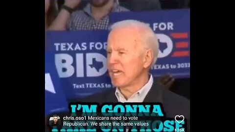 Joe Biden Calls Mexicans Rapists