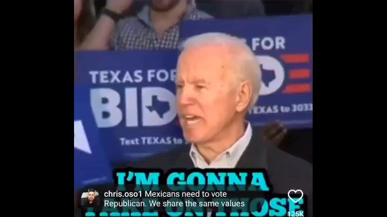 Joe Biden Calls Mexicans Rapists