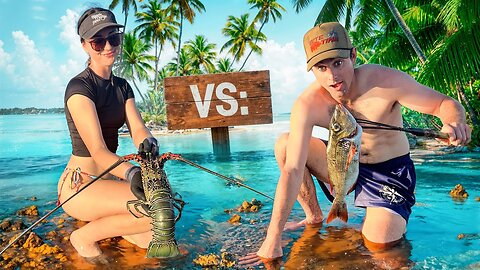 Girl vs Boy Survival Challenge on a Remote Island: WHO WILL SURVIVE