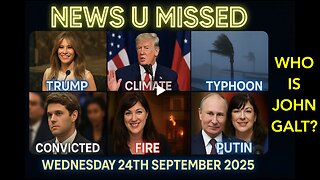 NEWS U MISSED W/ PAUL BROOKER & DREW DEMI 24TH SEPT. TRUMP AT UN, TYPHON IN HONG KONG