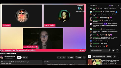 LoudMouthHussy Sep 18, 2025 'OPEN DRAMA PANEL' (Part 2/with chat)