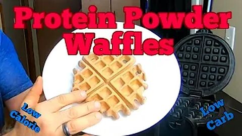 Protein Powder Waffles Low Carb Low Calorie version