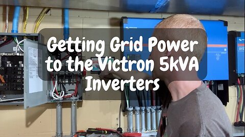 Solar Upgrade - Adding AC In to the Victron 5kVA Inverters
