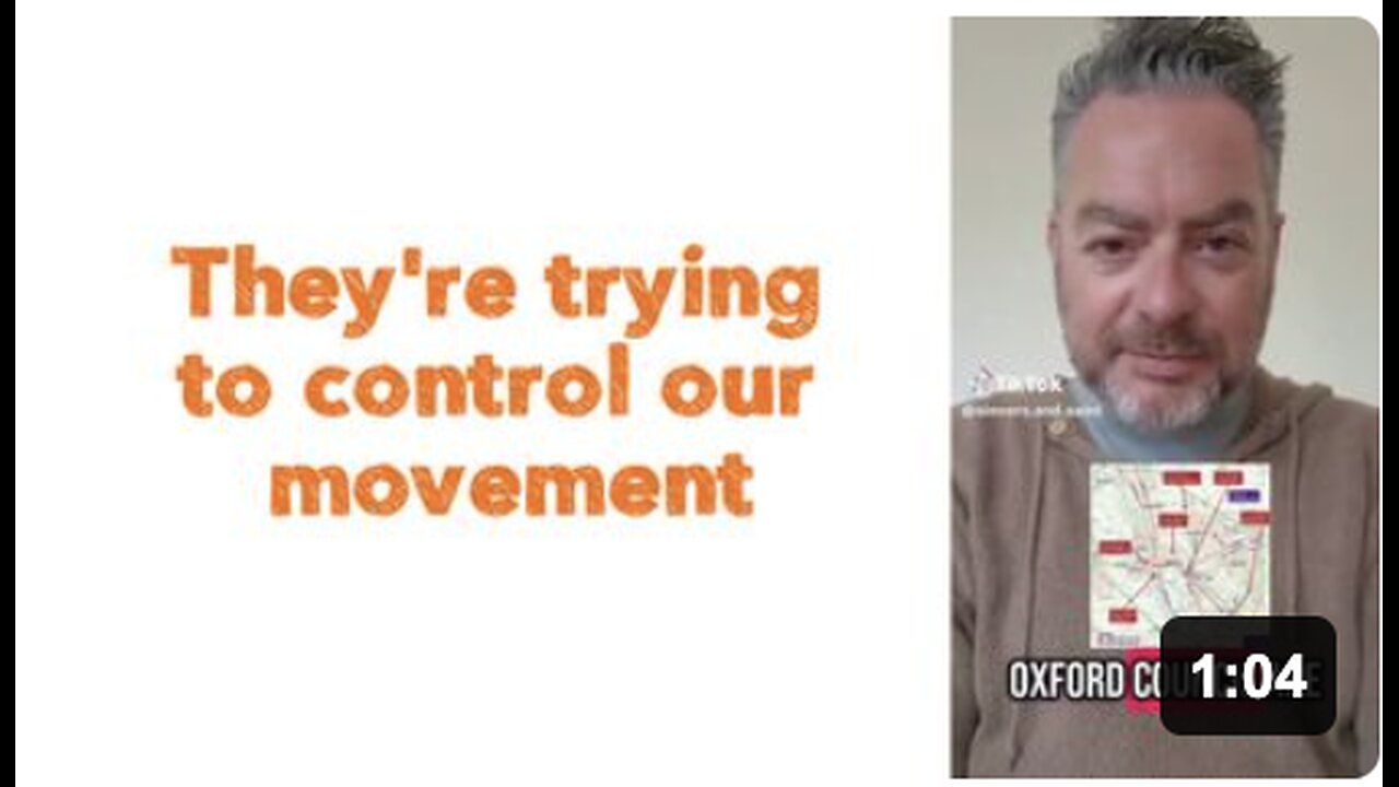 Theyre trying to control our movement.