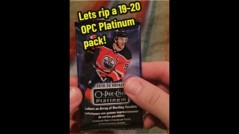 A quick 2019-20 O-Pee-Chee Platinum hobby pack rip!