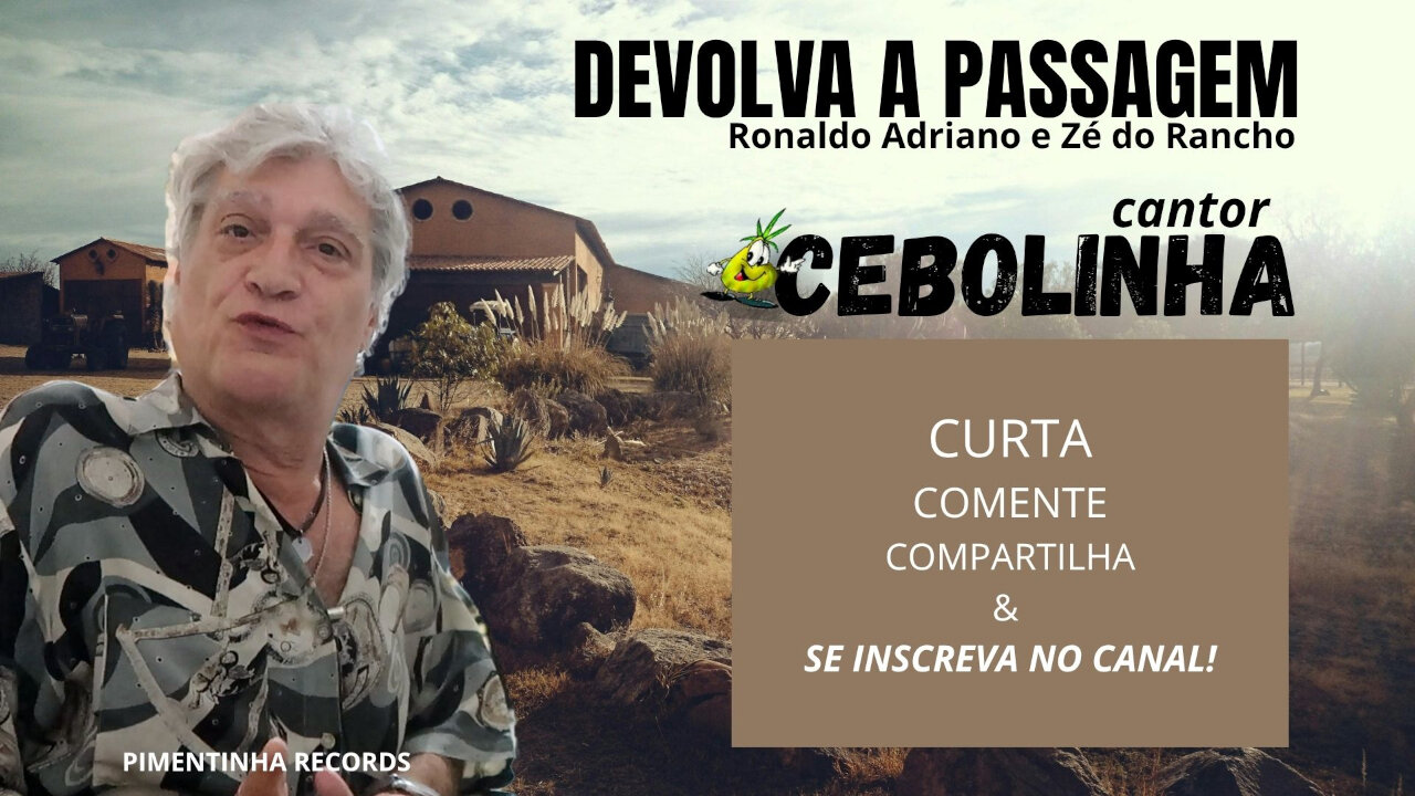 CEBOLINHA CANTA - DEVOLVA A PASSAGEM