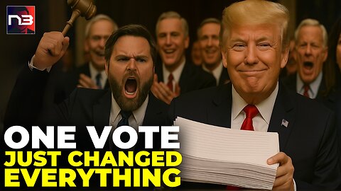 🚨BREAKING: What Trump Just Said After His Bill Passed Senate by ONE Vote Left Everyone SPEECHLESS