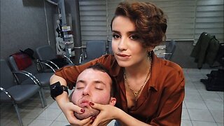 💈ASMR FOAMY FACE & HEAD WASH w⁄ SOFT MASSAGE