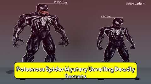 Poisonous Spider Mystery: Unveiling Deadly Secrets ️️ #Spiders #Venom #Toxicology