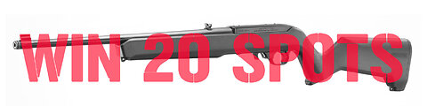 Ruger 10/22 22LR 18.5″ MINI #1 FOR 20 SPOTS IN THE MAIN WEBINAR