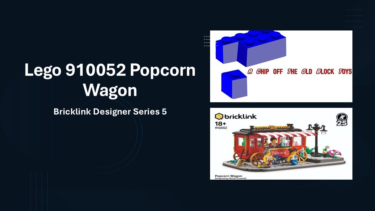 Building Popcorn Wagon Lego 910052 Set