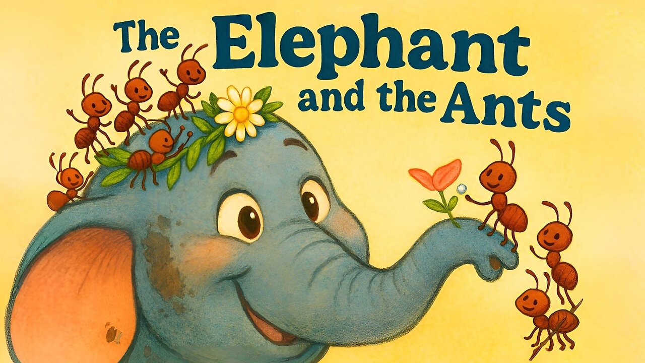 🐘 The Elephant and the Ants 🐜 | A Lesson About Teamwork and Kindness! | Moral Stories for Kids