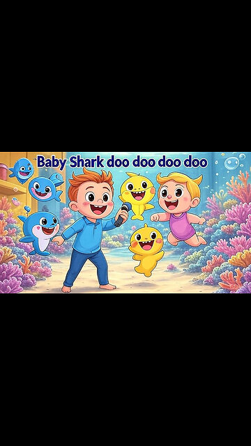 "Baby Shark Doo Doo Doo Doo | Catchy Nursery Rhyme for Kids | 2025 Kids Songs"