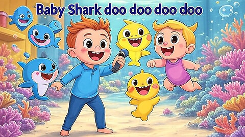 "Baby Shark Doo Doo Doo Doo | Catchy Nursery Rhyme for Kids | 2025 Kids Songs"