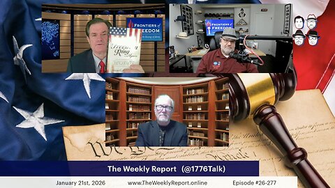 The Frontiers of Freedom Weekly Report - Jan. 21, 2026