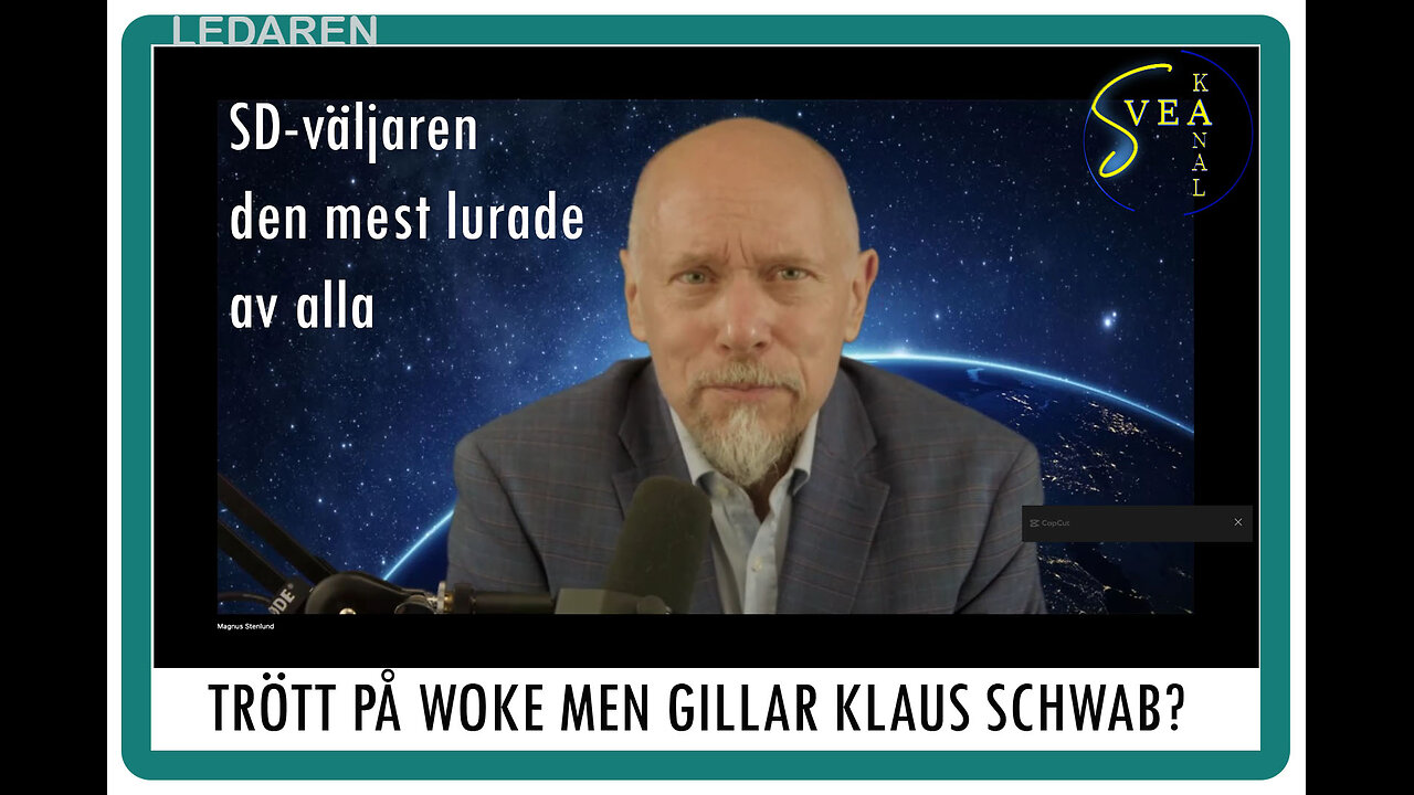 Ledaren 70: Trött på woke men gillar Klaus Schwab?