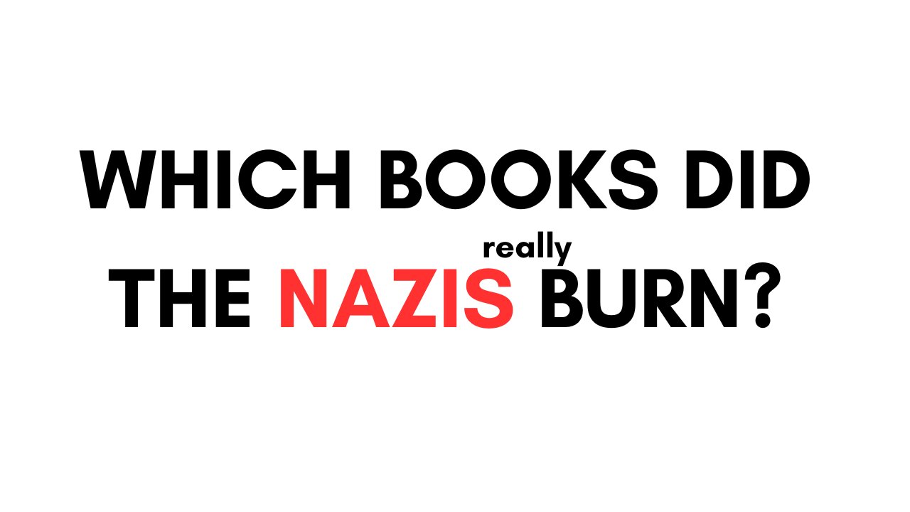 Which books did the Nazis Burn?