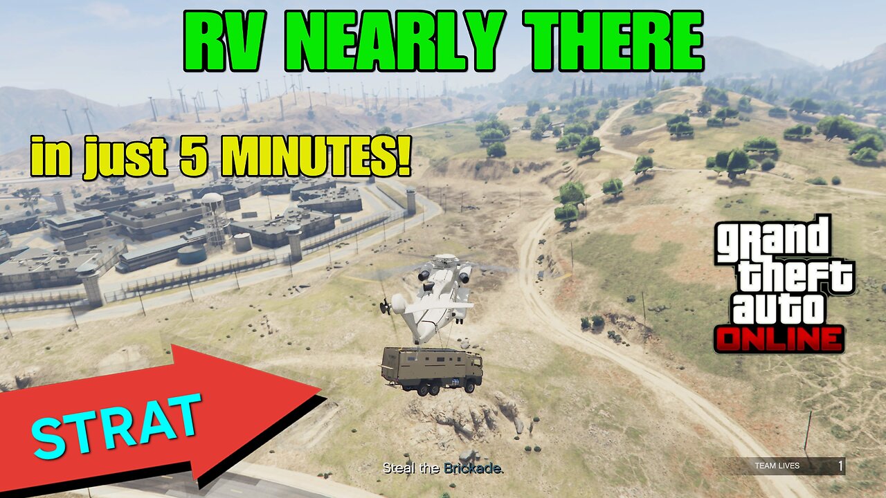 GTA Online - RV Nearly There? Mission Strat with Iron Mule *UNDER 5 MINUTES*!