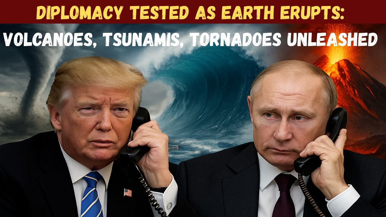 Trump & Putin Talk while Nature Unleashes! Tornadoes, Earthquakes, Crickets Invade, Tsunami Warning!