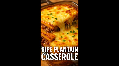 Ripe Plantain Casserole – The Comfort Food They Don’t Want You To Know About 👀