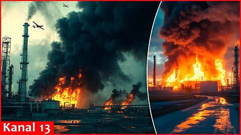 Ukraine smashes Russian oil infrastructure; burning oil refineries, massive drone attacks