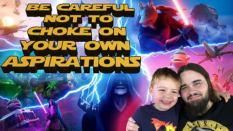 Be Careful Not To Choke On Your Own Aspirations! in Fortnite Galactic Battle (Just The Win)