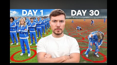 Last to Leave their Circle to Win $500,000 MrBeast Game 2025 #rumble #entertainment #gaming