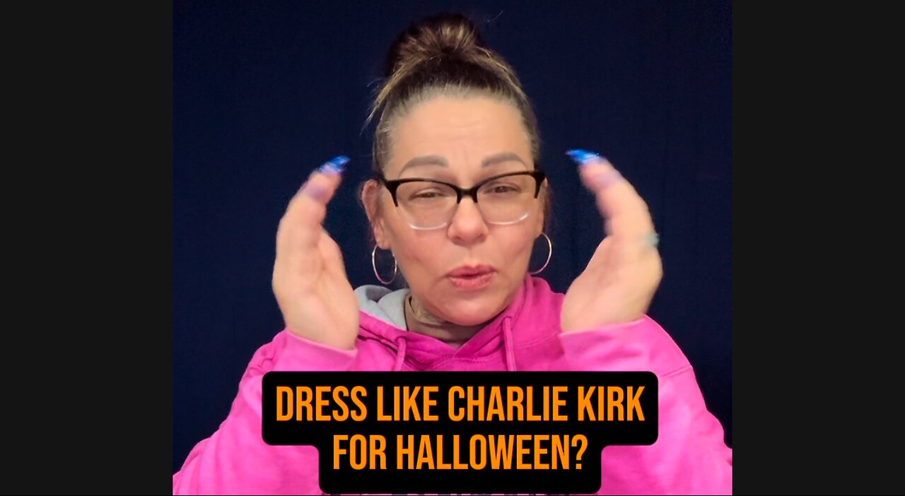 🚨 Dress Up Like Charlie Kirk For Halloween? 😤 #ASL #deaf #signlanguage